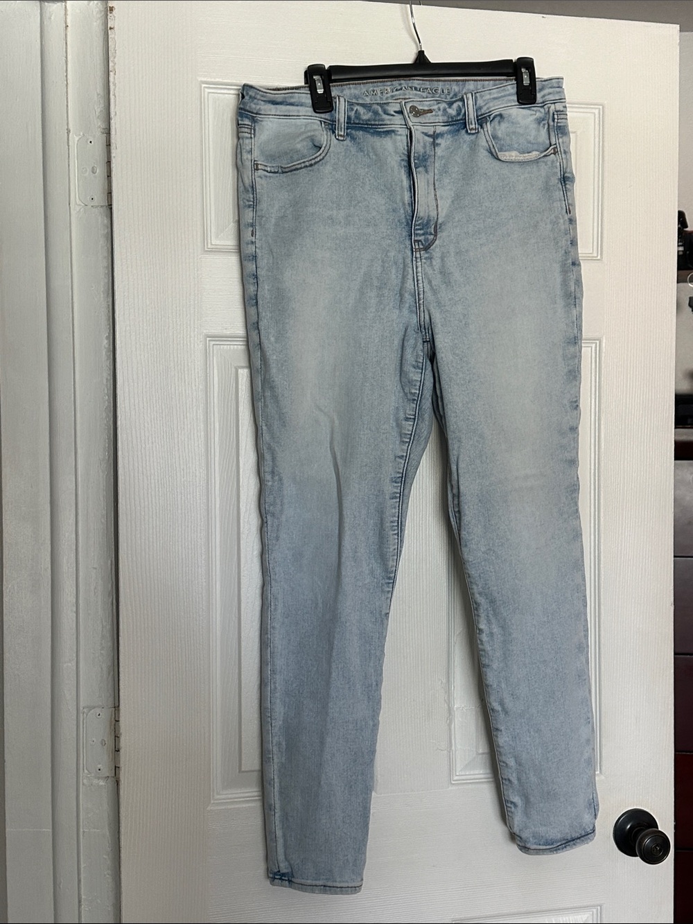 American Eagle Super High-Rise Jegging - Light Blue Sz 16R